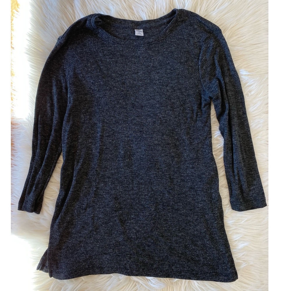 Old Navy ribbed side slit tunic top